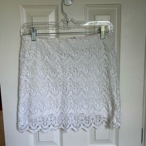 FOREVER21 Lace Mini Skirt